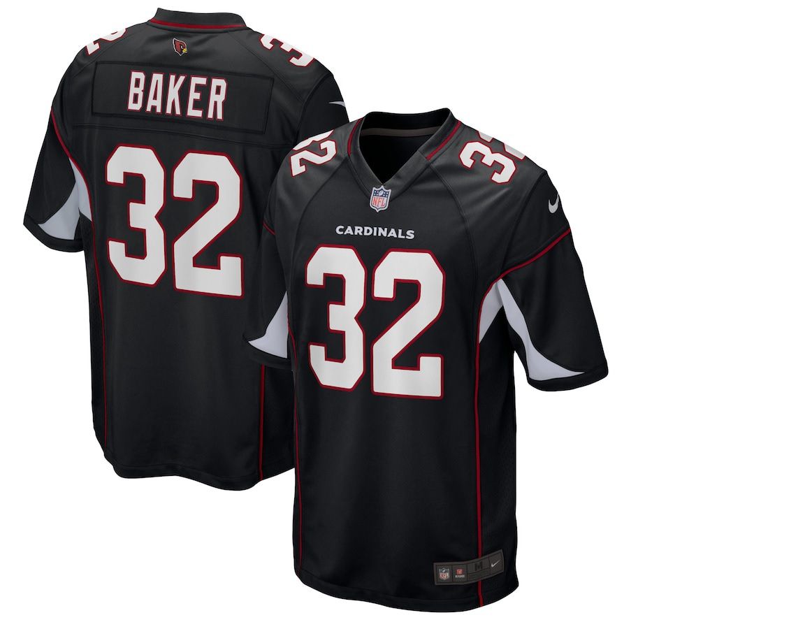 Men Arizona Cardinals 32 Budda Baker Nike Black Game NFL Jersey